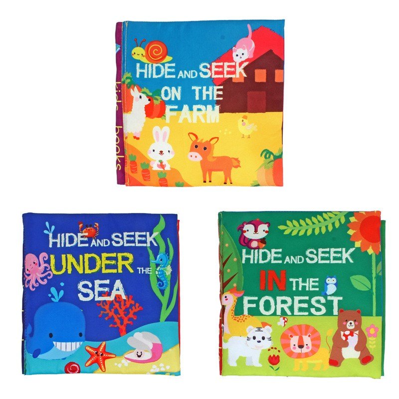 Baby Cloth Books — Hide & Seek Series