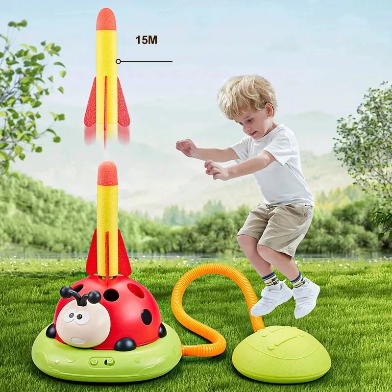 3-in-1 Musical Jump & Rocket Launcher